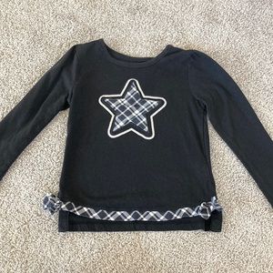 Black 4T garanimals long sleeved shirt with matching pants
